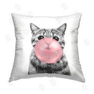 Elephant Stock | Cat With Bubblegum Portrait