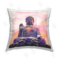 Elephant Stock | Buddha Statue Pink Landscape