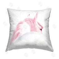 Elephant Stock | Pastel Pink Horse Portrait