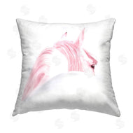 Elephant Stock | Pastel Pink Horse Portrait