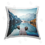 Elephant Stock | Lake Dock Mountain Scenery