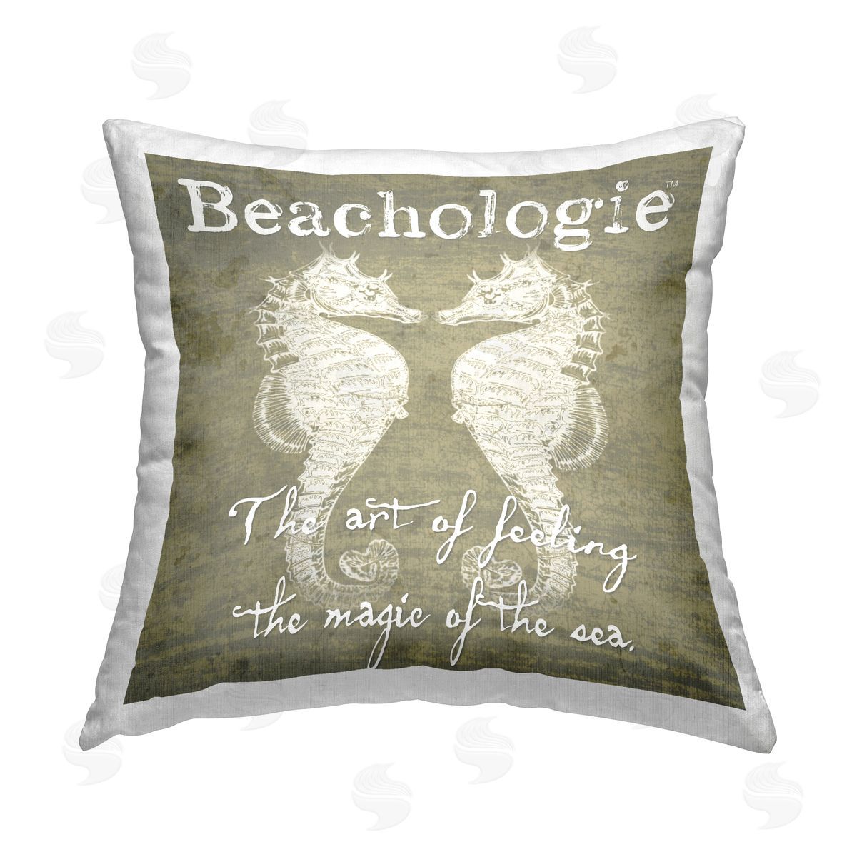 Magic Of The Sea Beachologie Decorative Printed Pillow, Home Decor by Graffi*Tee Studios
