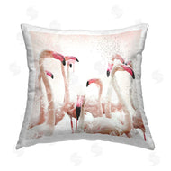 Elephant Stock | Pastel Pink Flamingo Flock
