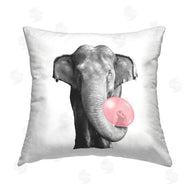 Elephant Stock | Elephant Trunk Blowing Bubble