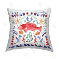 Farida Zaman | Maritime Fish & Shells Pattern