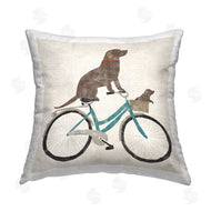 Sue Schlabach | Dogs Riding Blue Bicycle