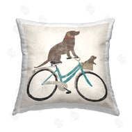 Sue Schlabach | Dogs Riding Blue Bicycle