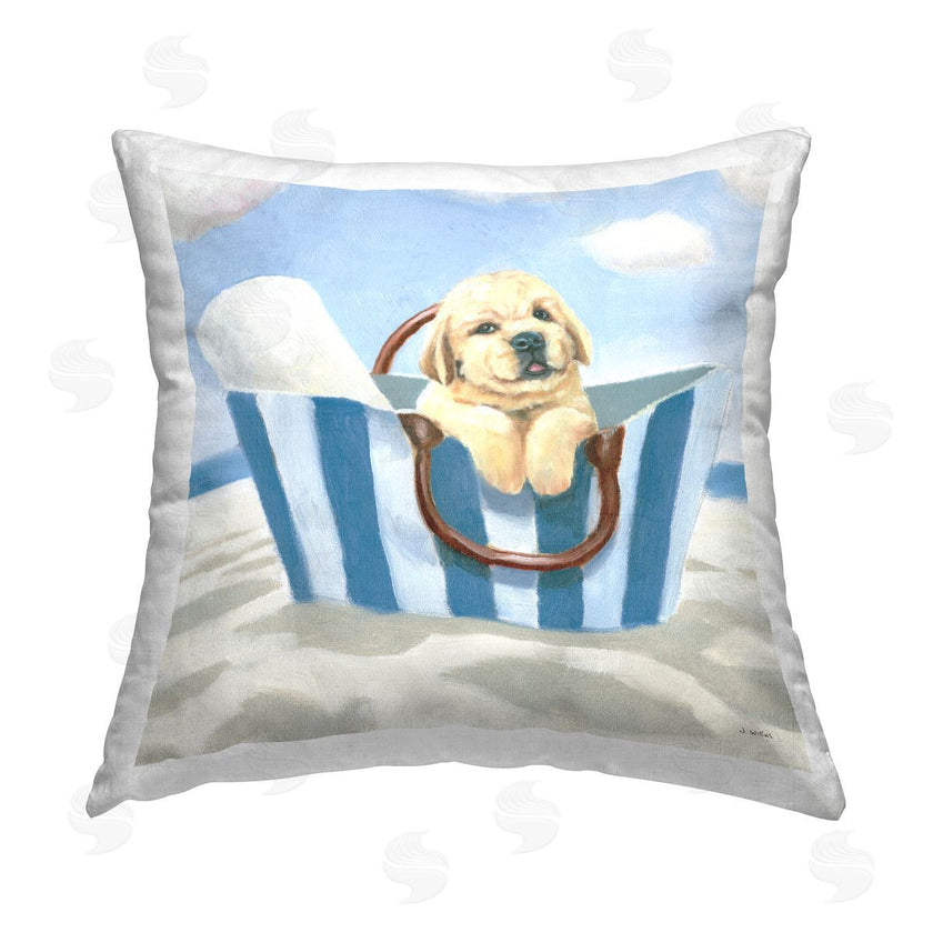 James Wiens | Puppy in Beach Basket