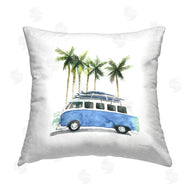Mercedes Lopez Charro | Tropical Beach Van Palm Trees