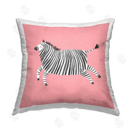 Kasia Kucwaj-Tybur | Pink Zebra Animal Portrait