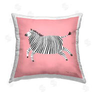 Kasia Kucwaj-Tybur | Pink Zebra Animal Portrait
