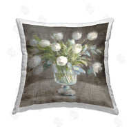 Danhui Nai | White Tulips Traditional Bouquet