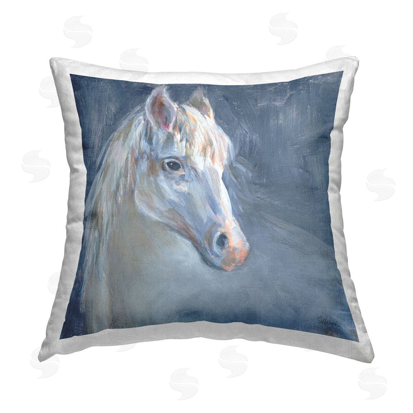 Sue Schlabach | Gentle Grey Horse Portrait