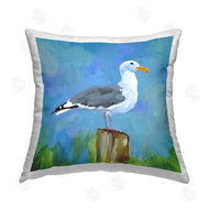 Victoria Barnes | Seagull Perched Nautical Bird