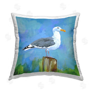 Victoria Barnes | Seagull Perched Nautical Bird