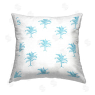 Amelia Noyes | Blue Patterned Palm Trees