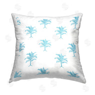 Amelia Noyes | Blue Patterned Palm Trees