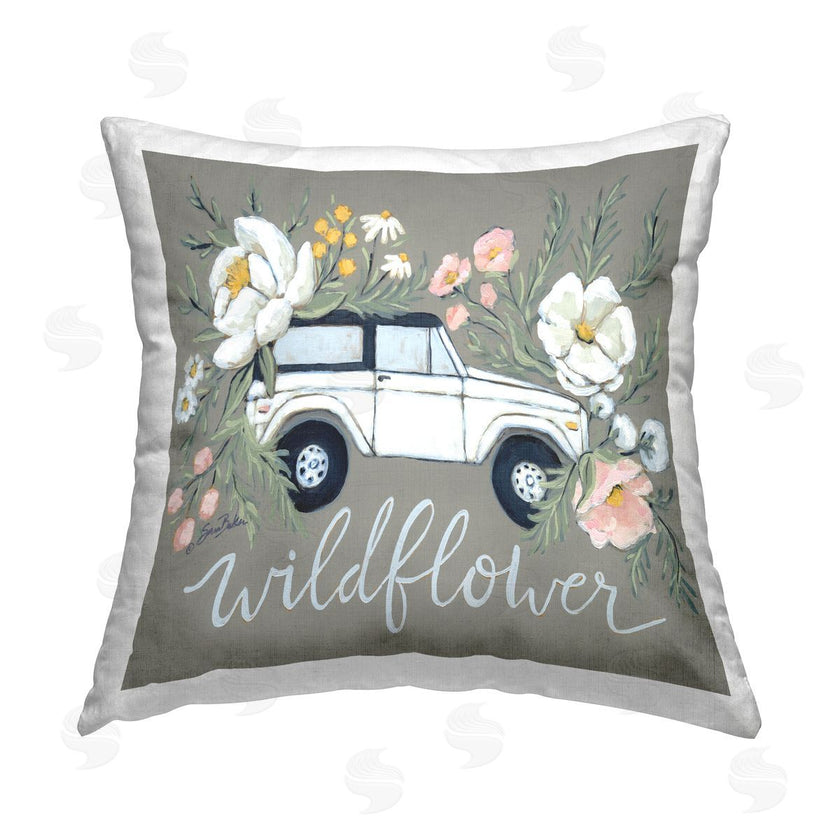 Sara Baker | Wildflower Phrase Floral Truck