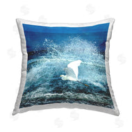 Christine Zalewski | Heron Splashing Ocean Waves