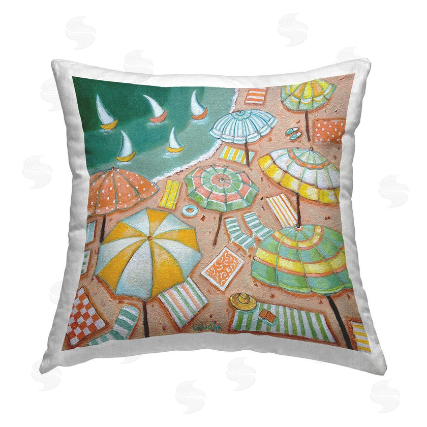 Holly Wojahn | Summer Shore Beach Umbrellas