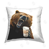Holly Simental | Grizzly Bear with Coffee Cup