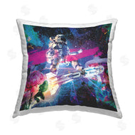 Elephant Stock | Astronaut in Outer Space Collage