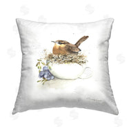 Kelley Talent | Brown Bird on Teacup Nest