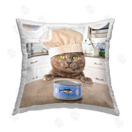 Michael Quackenbush | Chef Cat with Tuna Can