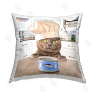 Michael Quackenbush | Chef Cat with Tuna Can