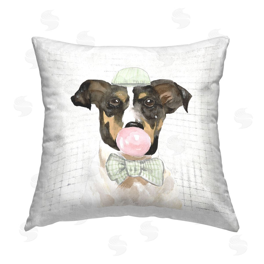 Masey St. Studios | Dog Portrait Bowtie & Bubblegum