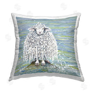 Maggie Vandewalle | Modern Sheep Abstract Splash