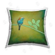 Stacy Daguiar | Bird Perched Abstract Branch