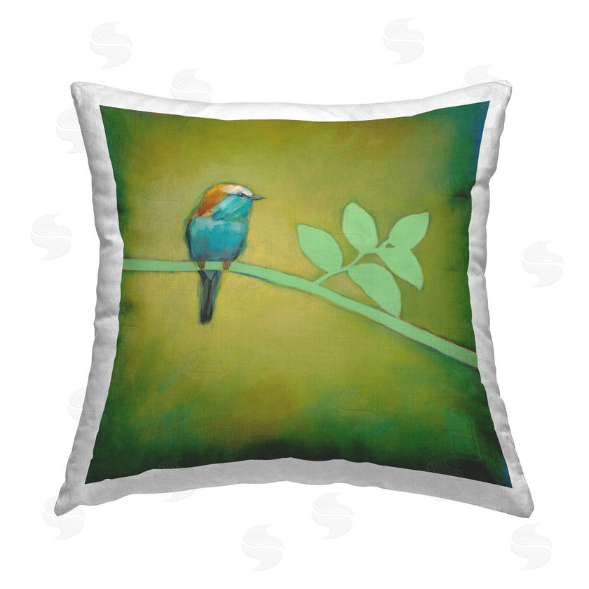 Stacy Daguiar | Bird Perched Abstract Branch