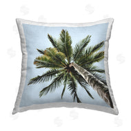 Elephant Stock | Palm Tree Leaves View