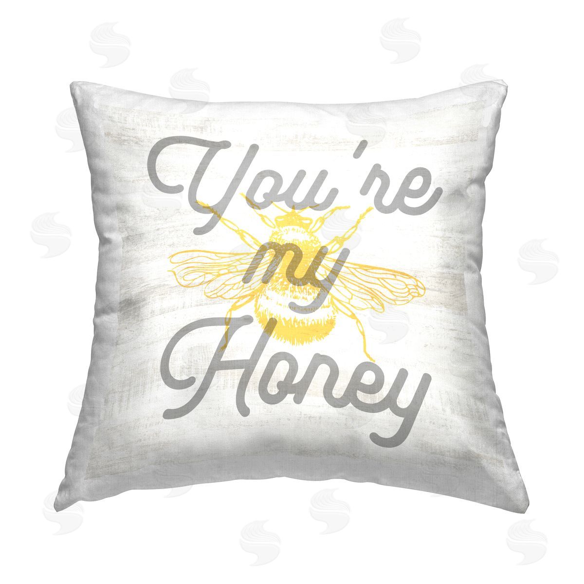 You're My Honey Bumblebee Decorative Printed Pillow, Home Decor by Stupell Studio
