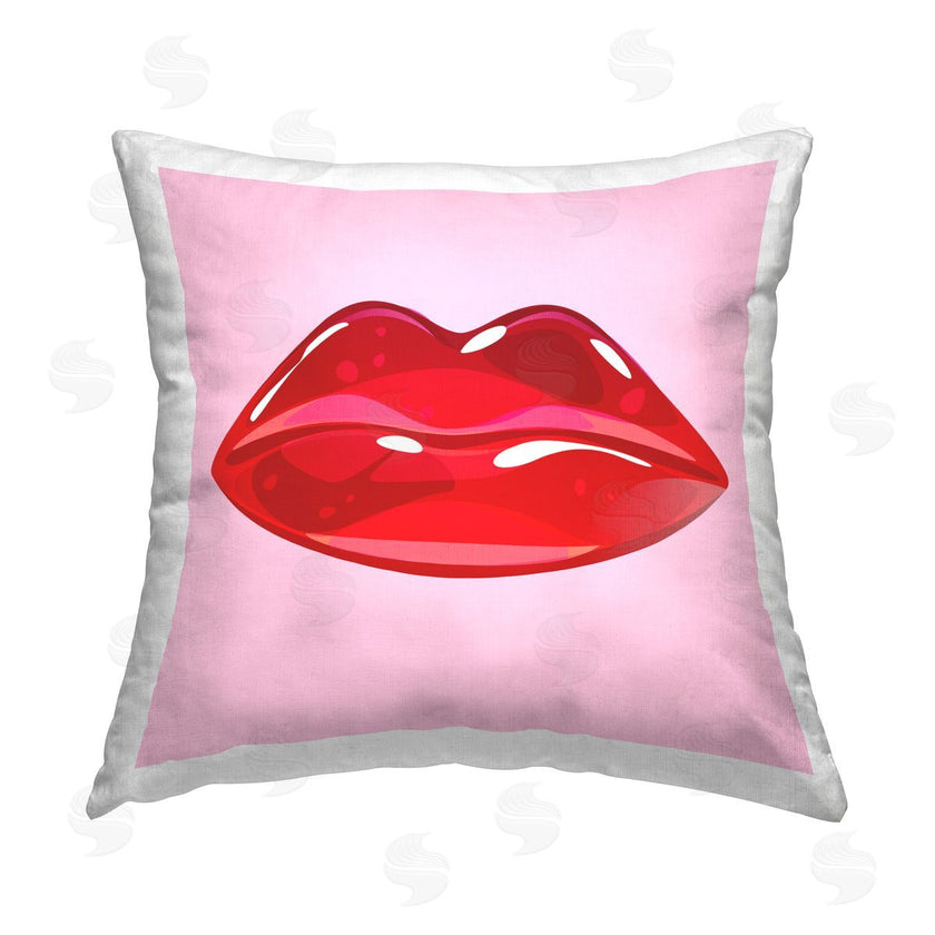 Stupell Studio | Pink & Red Lips Shape