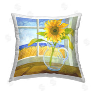 Robin Altman | Sunflower Vase in Beach Window