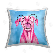 Rachel Nieman | Pink Dog in Glasses