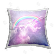 Elephant Stock | Rainbow in Purple Clouds