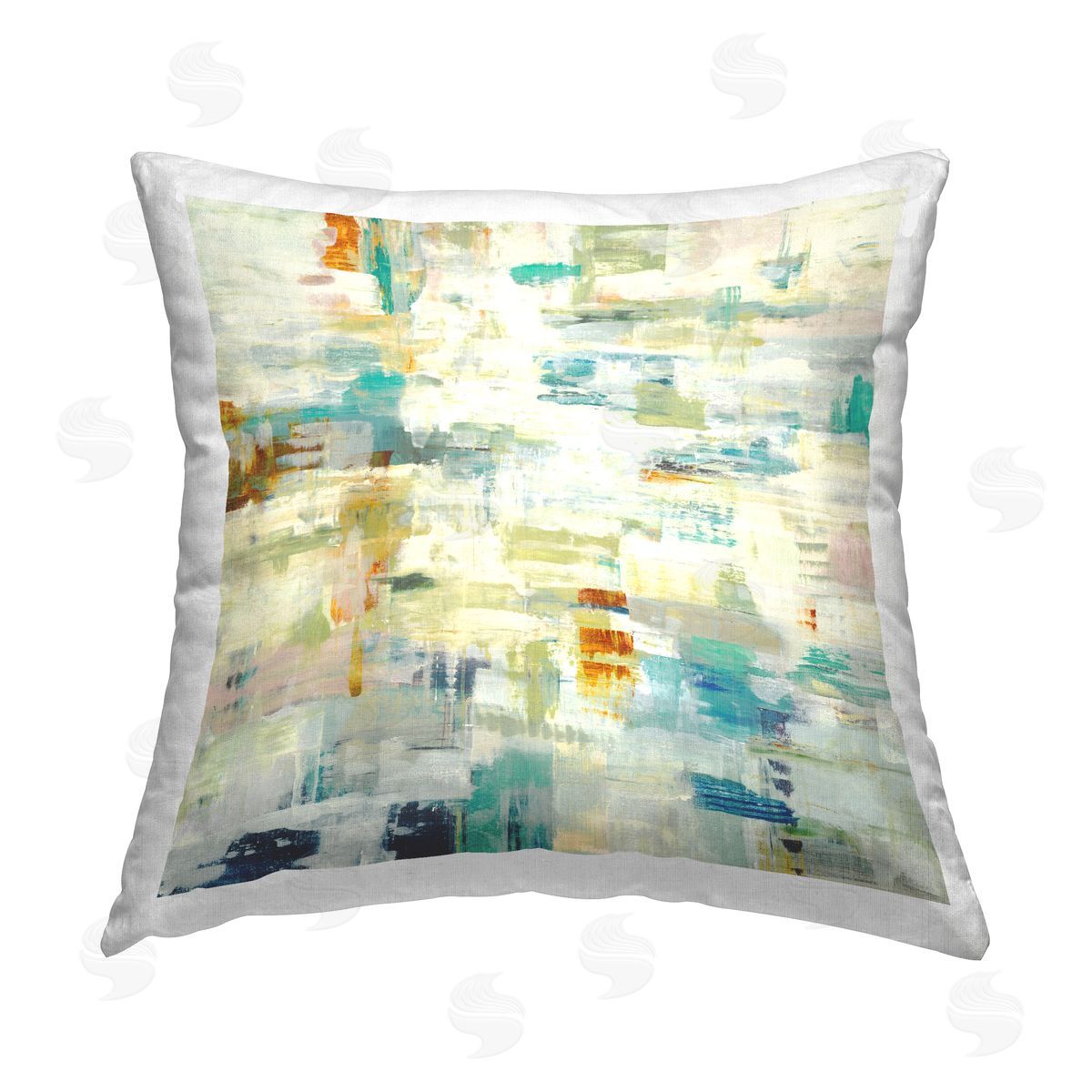 Abstract Static Pattern Decorative Printed Pillow, Home Decor by Lisa Ridgers