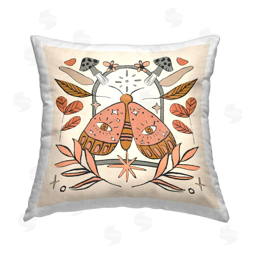 Melissa Wang | Boho Moth & Leaves