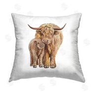 Seven Trees Design | Highland Cattle & Calf