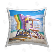 LSR Design Studio | Purple Lifeguard Hut