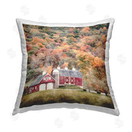 LSR Design Studio | Red Barn with Fall Foliage
