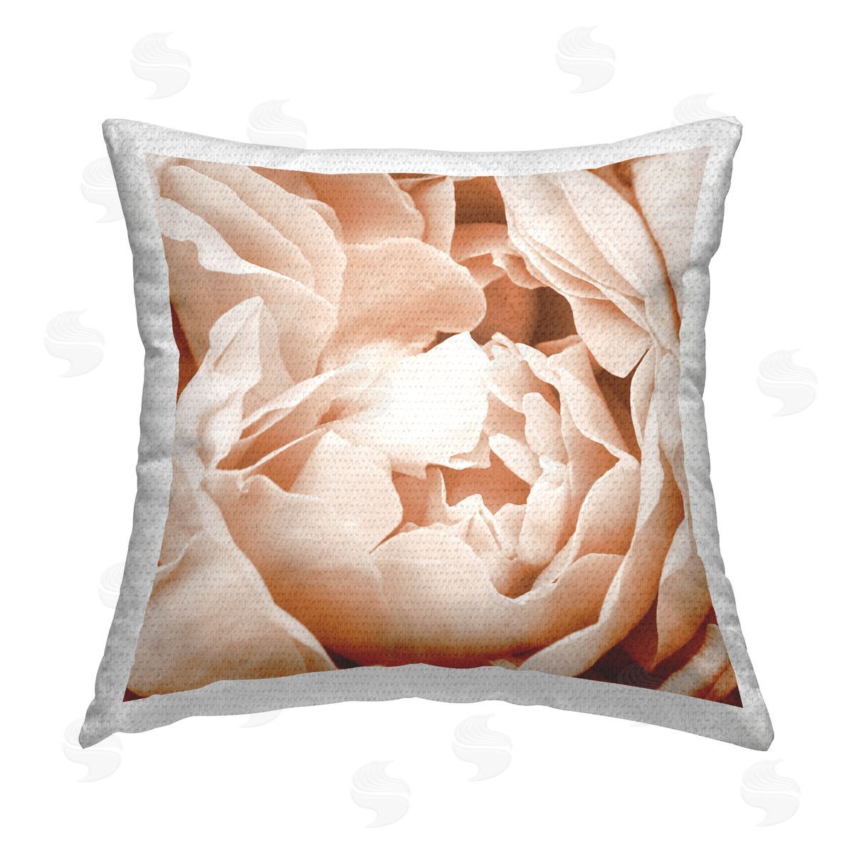 Pink Peony Close Up Outdoor Printed Pillow, Home Decor by LSR Design Studio