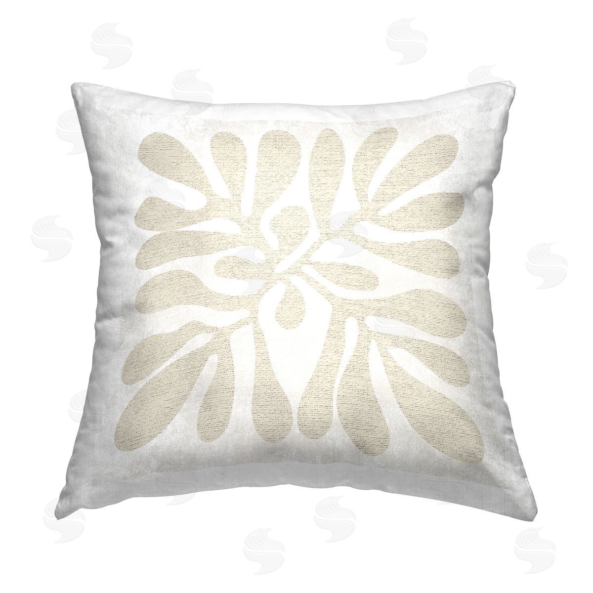 Beige Boho Botanicals Decorative Printed Pillow, Home Decor by Stupell Studio
