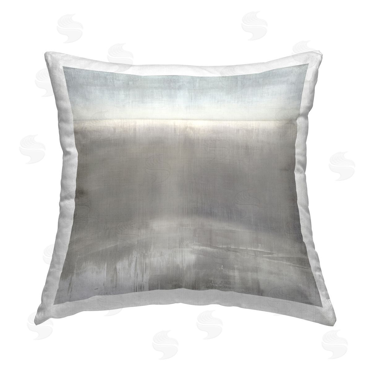 Industrial Grey Abstraction Decorative Printed Pillow, Home Decor by Taylor Hamilton