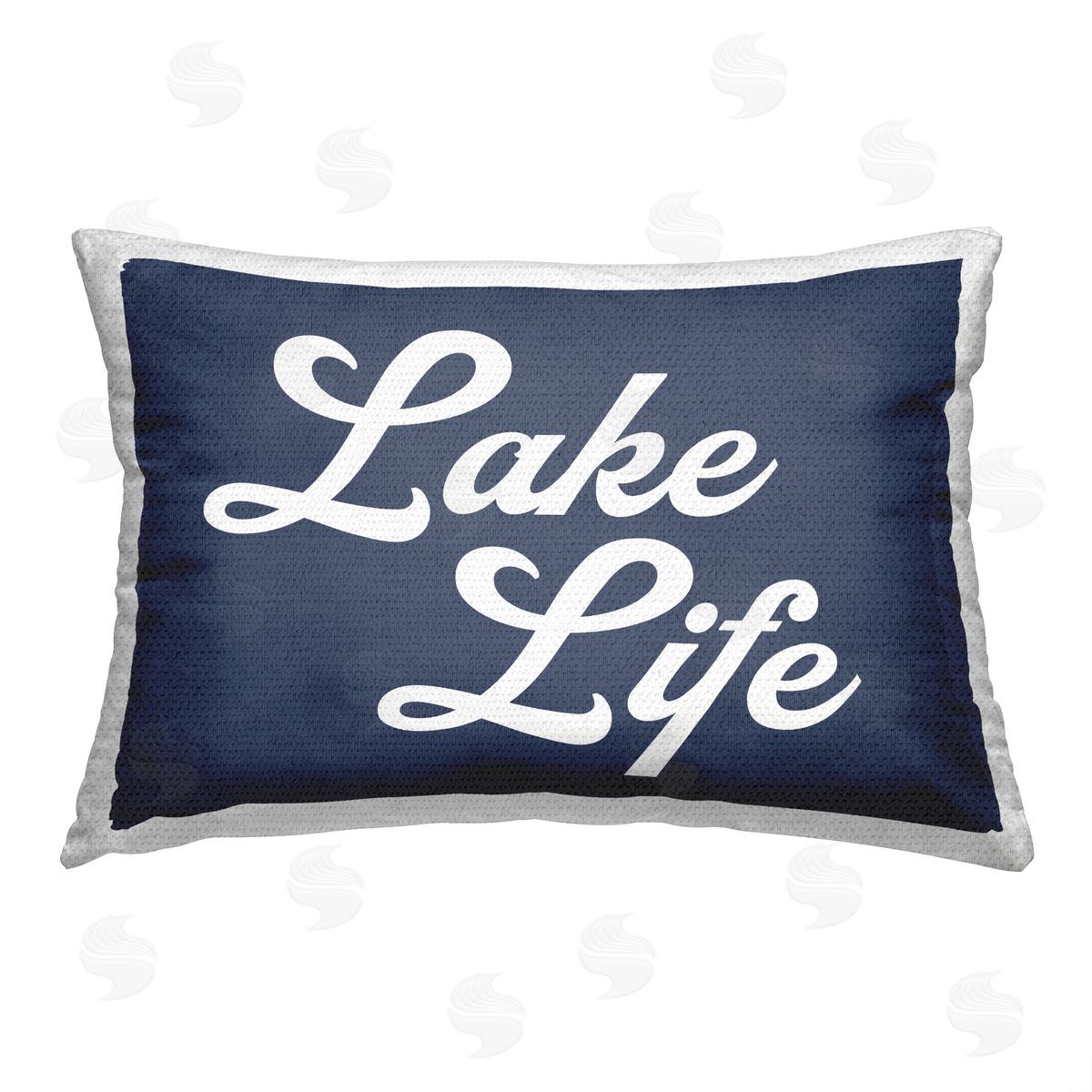 Blue Lake Life Outdoor Printed Pillow, Home Decor by Stupell Studio