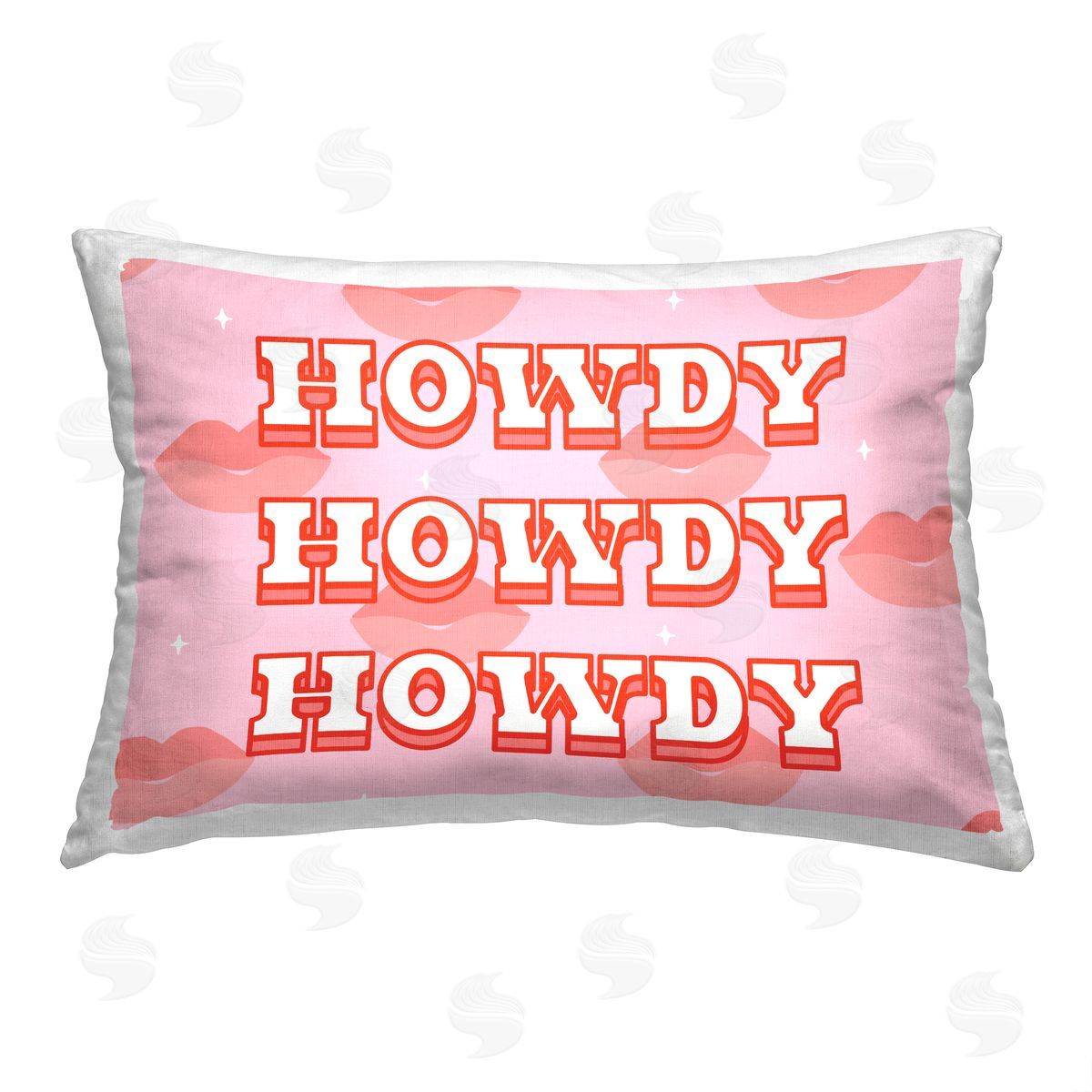 Howdy Glam Cowgirl Decorative Printed Pillow, Home Decor by Ziwei Li