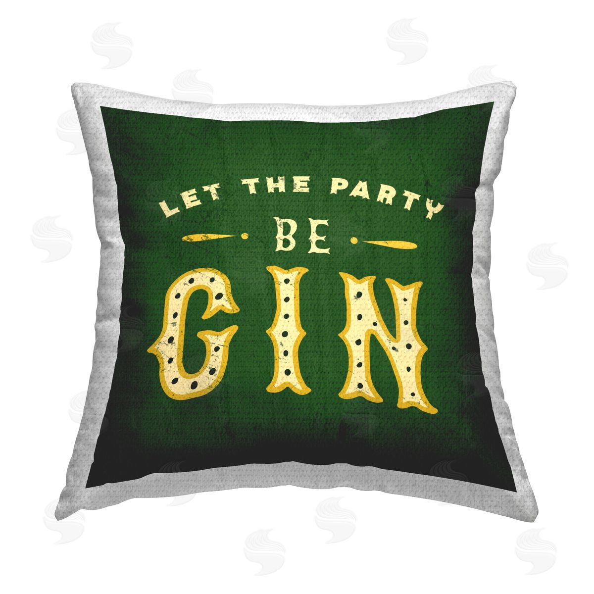 Let Party Be Gin Pun Outdoor Printed Pillow, Home Decor by The Whiskey Ginger